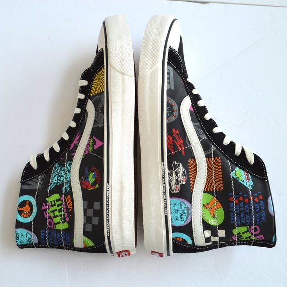 vans sk8 hi Decon 138 V66 black sneaker shoes 13 - Picture 8 of 11